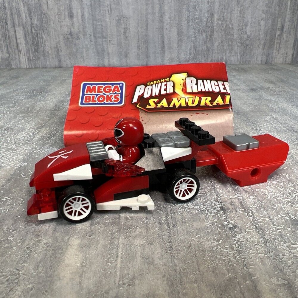 Mega Bloks Power Rangers DEKER POCKET RACER set 5765 Super Samurai 2011